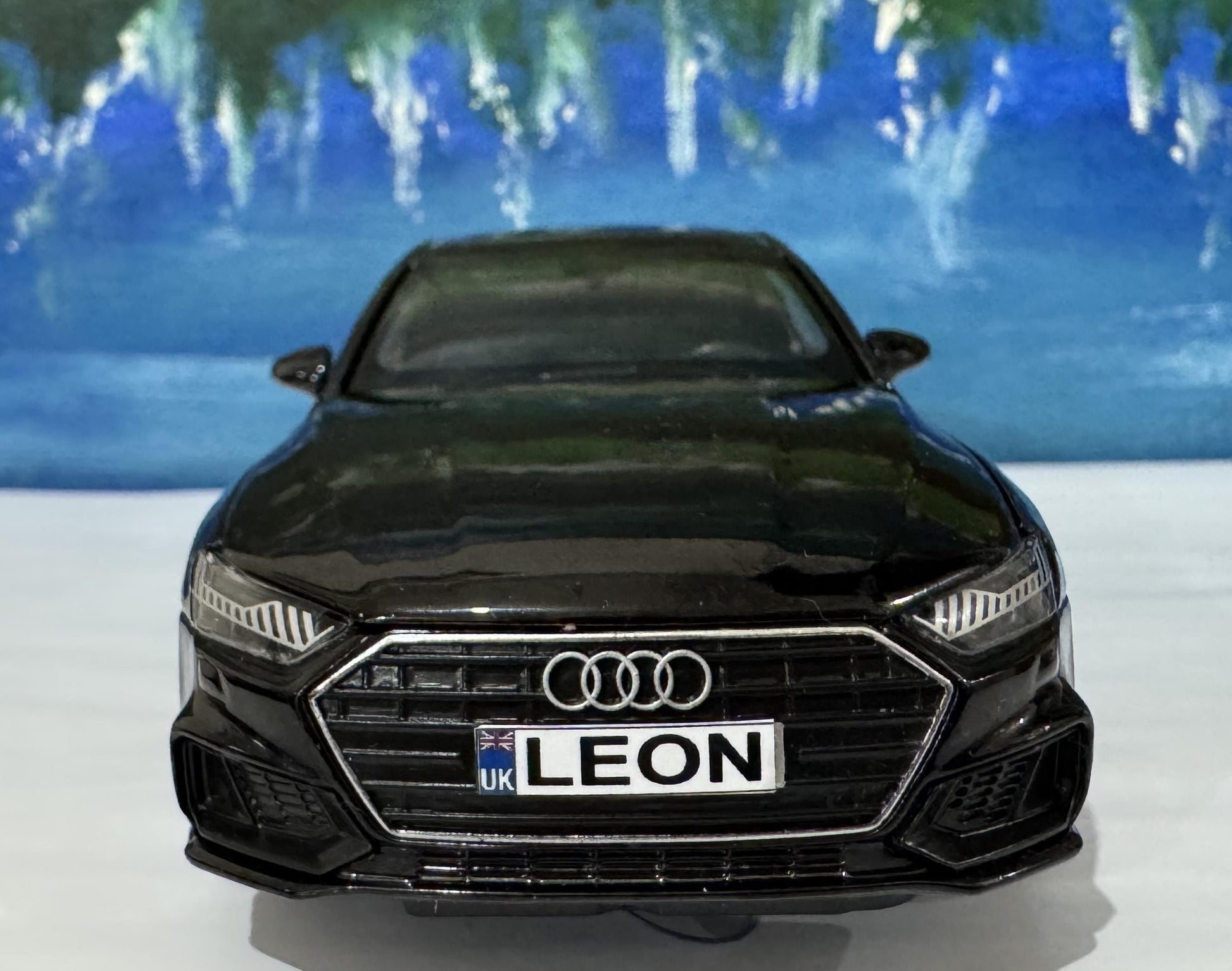 Personalized Audi A7 Toy Car 1:32 | Light and Sound | Opening Doors, Hood & Trunk | Gift for Dad, mom, girl or Boy | Boxed Collectible Model