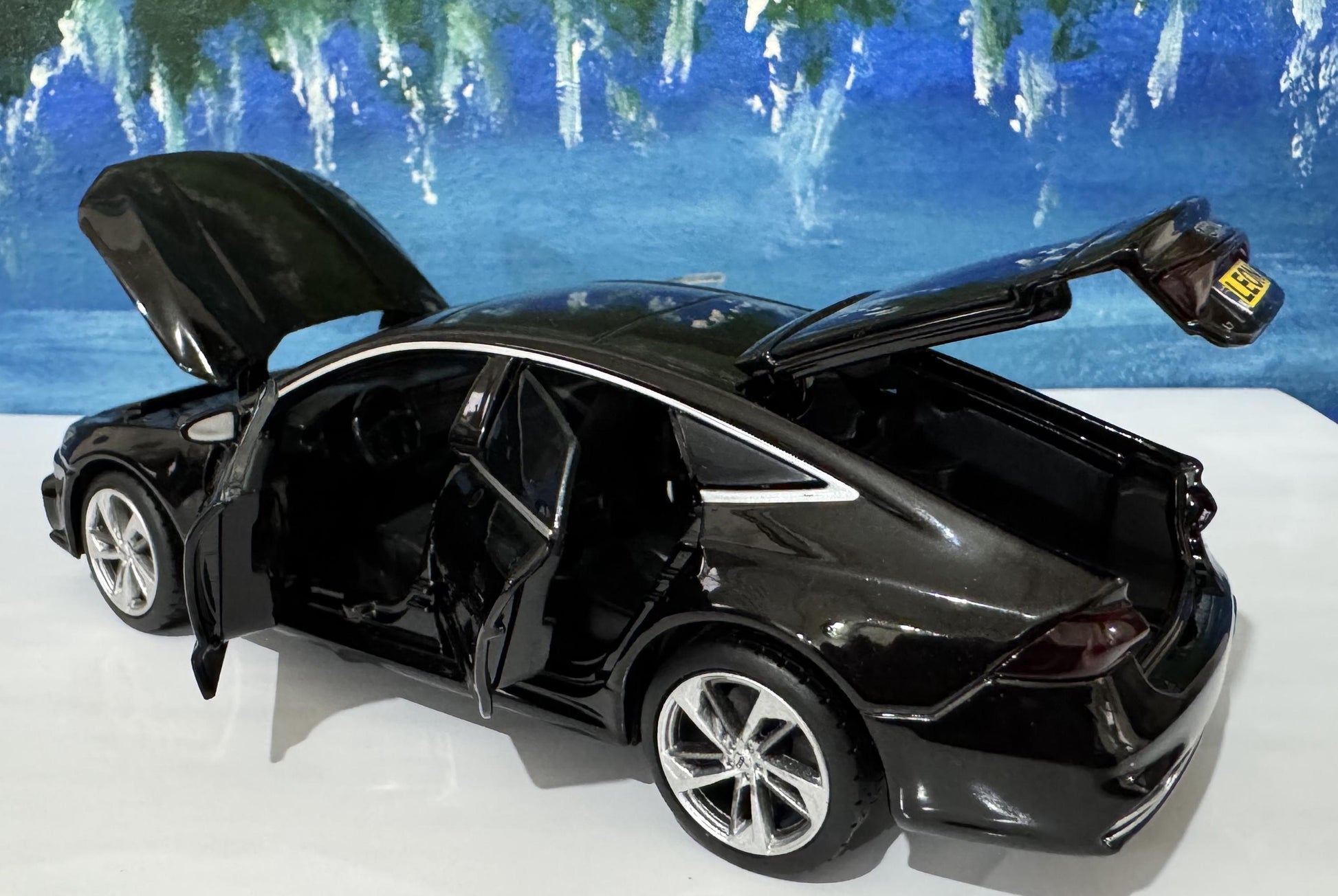 Personalized Audi A7 Toy Car 1:32 | Light and Sound | Opening Doors, Hood & Trunk | Gift for Dad, mom, girl or Boy | Boxed Collectible Model