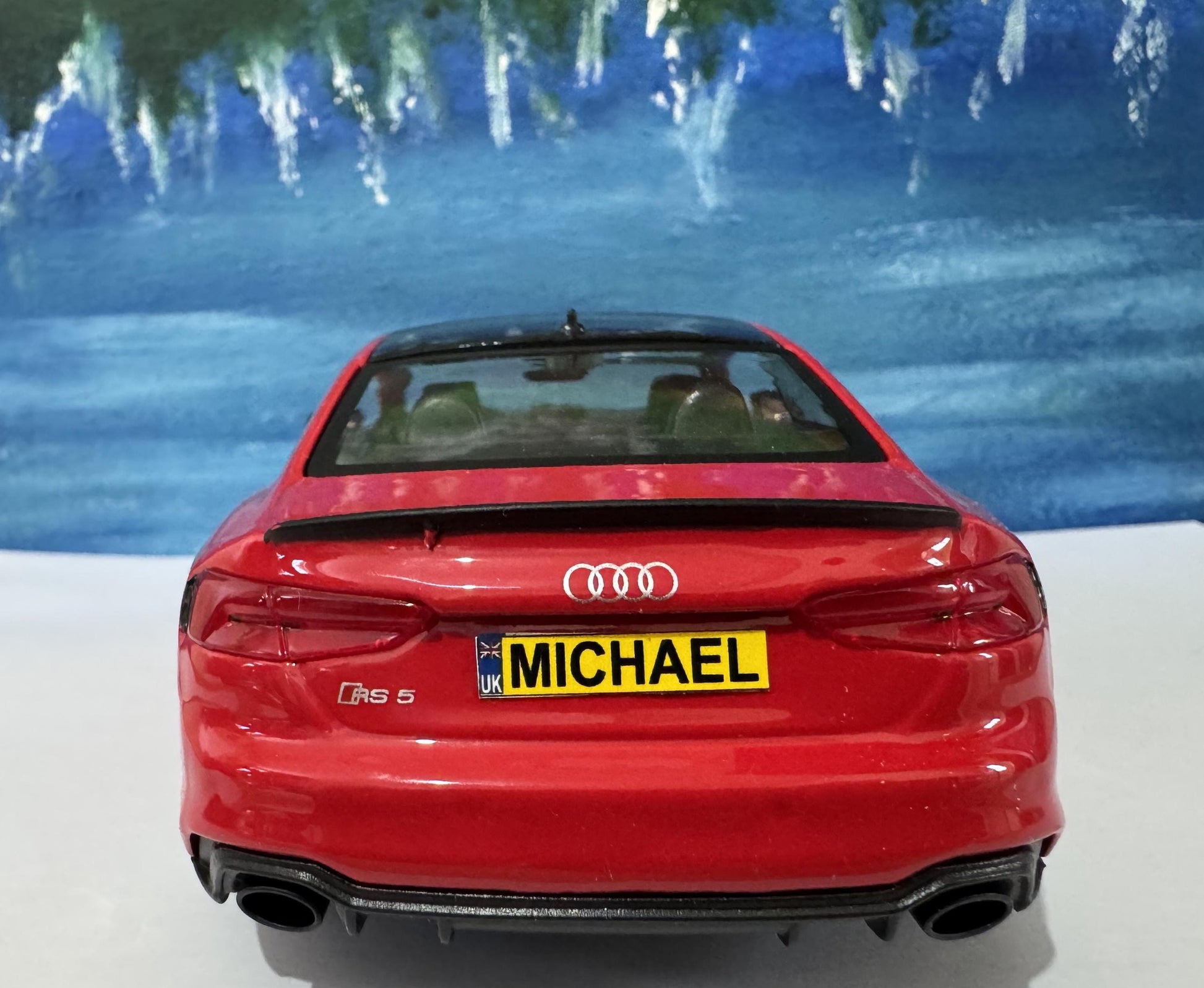 Personalized Audi RS 5 Coupe Toy Car 1:24 | Opening Doors | Gift for Dad, mom, girl or Boy | Boxed Collectible Model, High Detailed.
