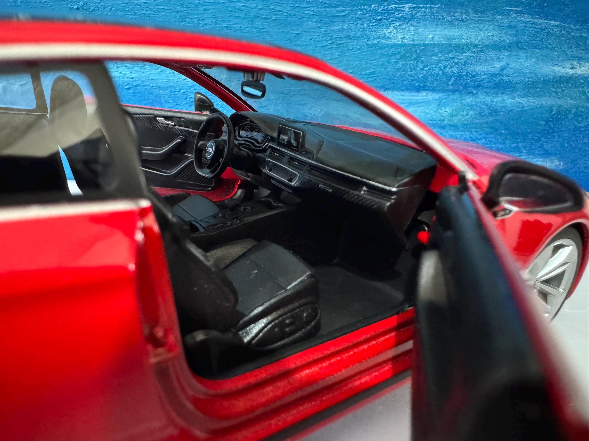 Personalized Audi RS 5 Coupe Toy Car 1:24 | Opening Doors | Gift for Dad, mom, girl or Boy | Boxed Collectible Model, High Detailed.