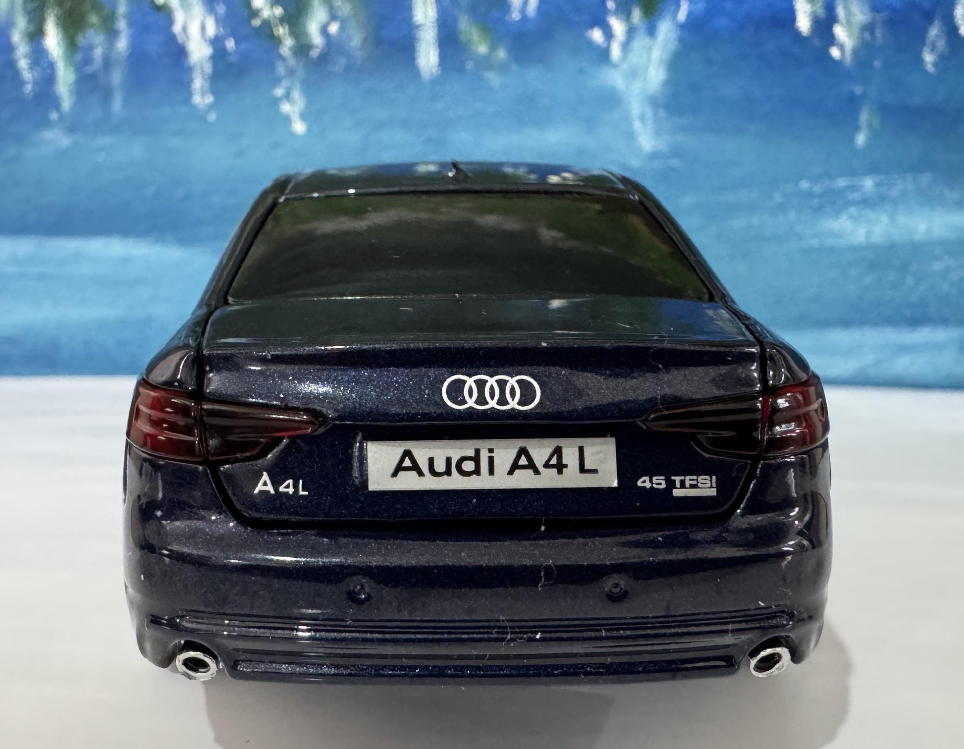Personalized Audi A4 Toy Car 1:32, Light and Sound | Opening Doors, Hood & Trunk | Gift for Dad, mom, girl or Boy | Boxed Collectible Model
