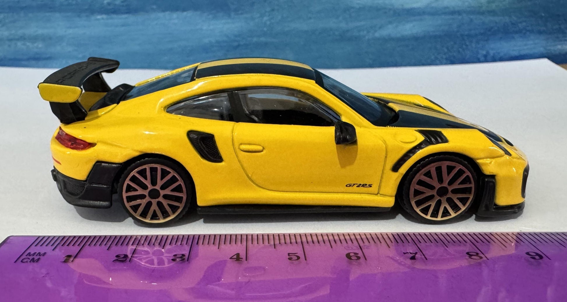 Special Edition Porsche GT2 RS Model Car ANY NAME boy girl husband wife uncle cousin, nephew, niece brother wedding gift cake toppers Boxed