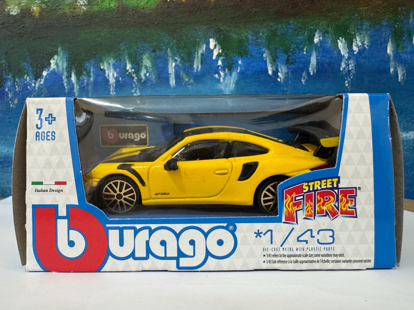 Special Edition Porsche GT2 RS Model Car ANY NAME boy girl husband wife uncle cousin, nephew, niece brother wedding gift cake toppers Boxed