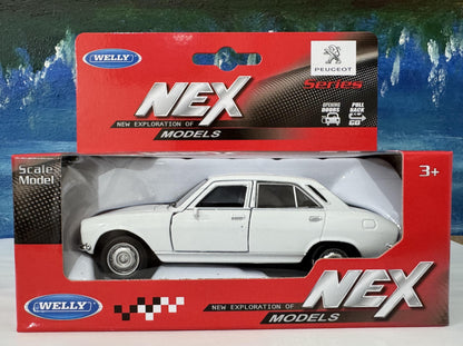 Custom 1975 Peugeot 504 Diecast Car with Personalized Name Plate | Vintage Classic Model Gift for Dad Mom Uncle | Boxed Collectible