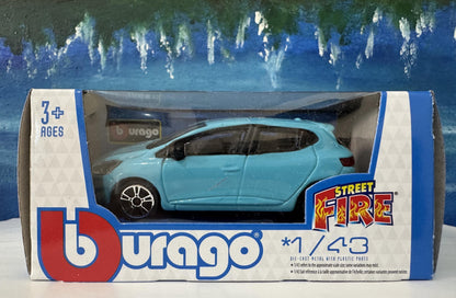Renault Clio Toy Car 1:43 Scale, Personalized Plates – Gift for Boy Girl Dad Mom Uncle Grandad Brother – Birthday or Christmas Present Boxed