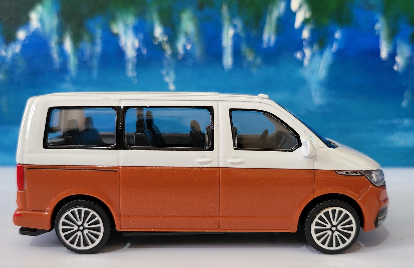Personalised Name Plate VW T6.1 Transporter Van Toy Car – 1:43 Scale | Gift for Kids & Adults | Dad Mom Grandad | Birthday Easter | Boxed