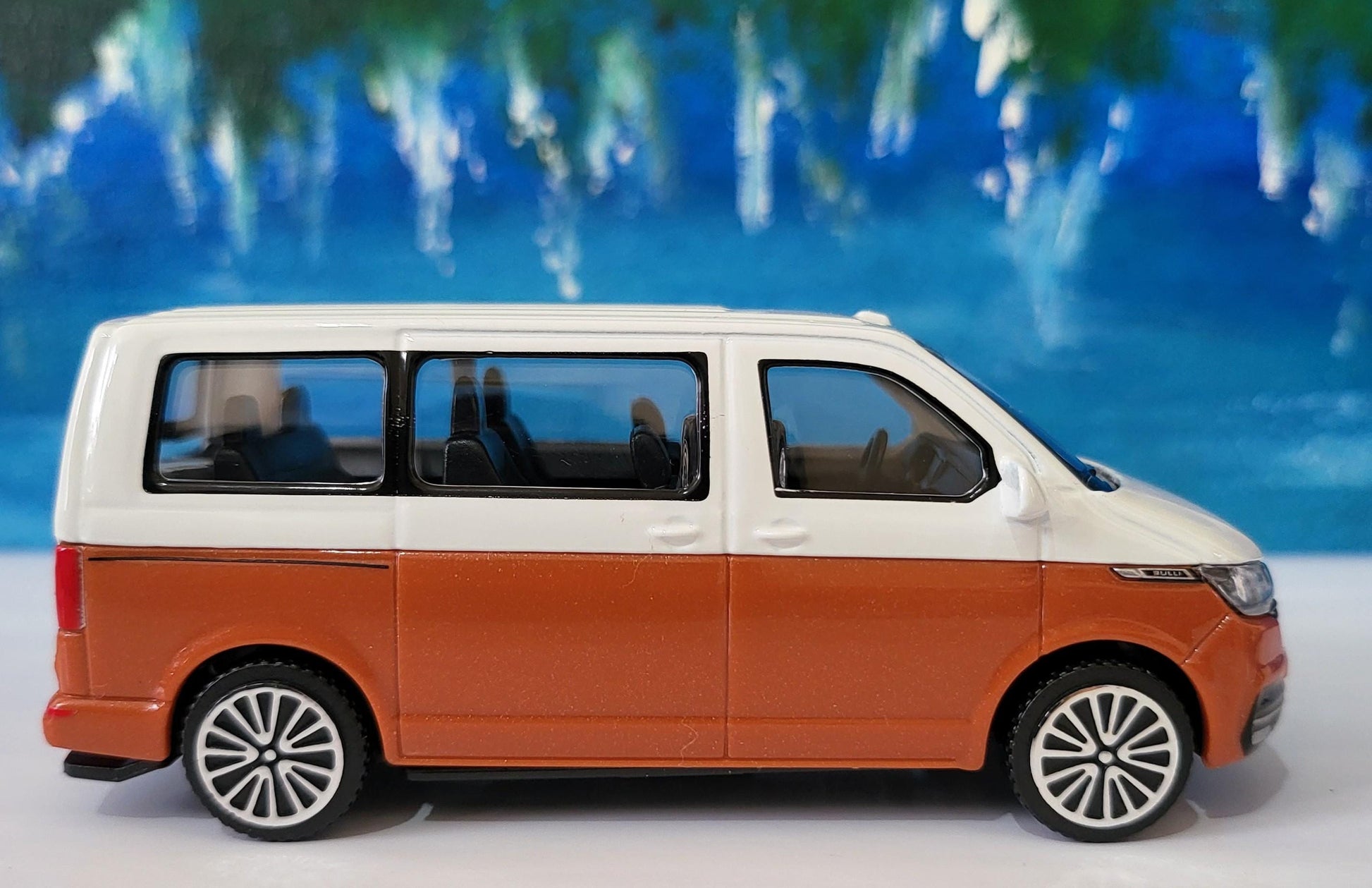 Personalised Name Plate VW T6.1 Transporter Van Toy Car – 1:43 Scale | Gift for Kids & Adults | Dad Mom Grandad | Birthday Easter | Boxed