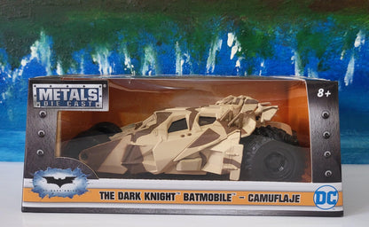 Metal Jada Tumbler Batmobile – The Dark Knight | Diecast CAMO Model Car | Batman Gift for Him Boy | Collectible Toy | DC Comics Fan Boxed