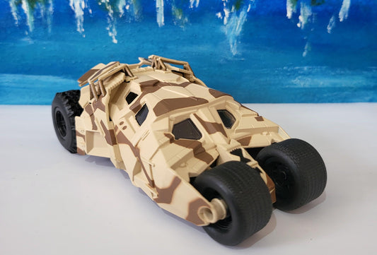 Metal Jada Tumbler Batmobile – The Dark Knight | Diecast CAMO Model Car | Batman Gift for Him Boy | Collectible Toy | DC Comics Fan Boxed