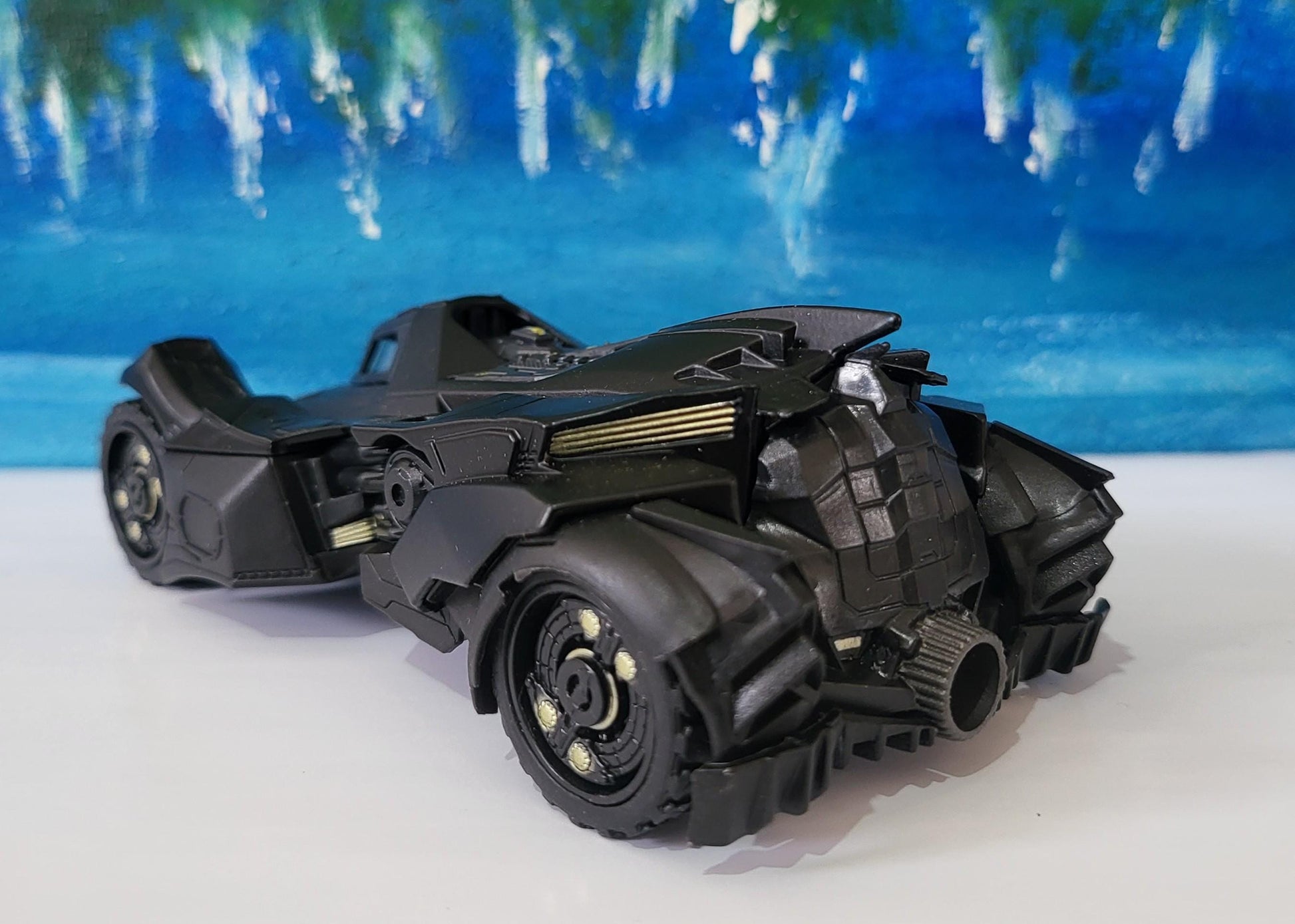 Metal 2015 Batmobile – Arkham Knight | Black Diecast Model Car | Batman Gift for Him | DC Comics Collectible | Jada Toy or Display Boxed