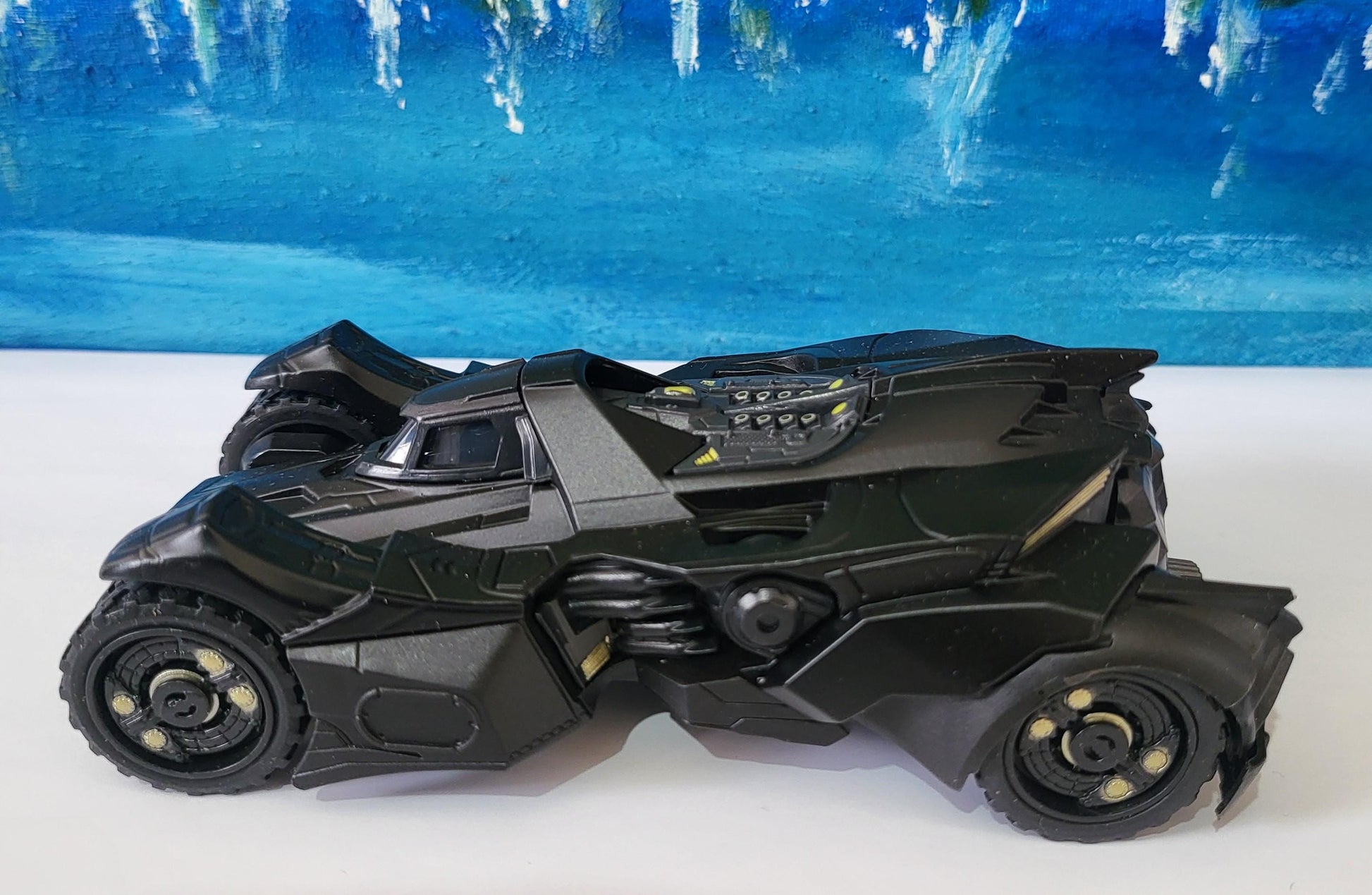 Metal 2015 Batmobile – Arkham Knight | Black Diecast Model Car | Batman Gift for Him | DC Comics Collectible | Jada Toy or Display Boxed
