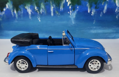 Personalised VW Volkswagen Beetle Convertible Toy Car, 1:34 Scale Model–Gift for Boy, Girl, Dad, Mom, Grandad, Birthday - Easter gift Boxed