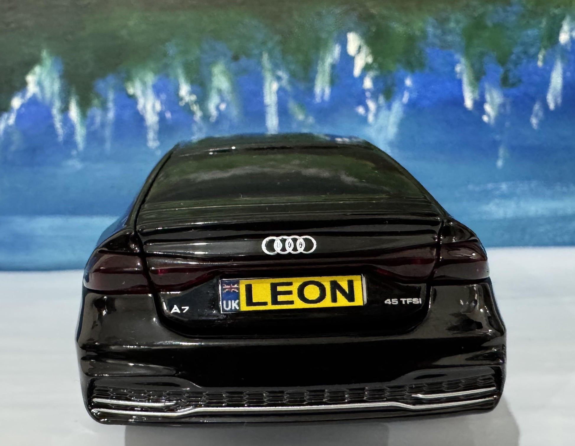 Personalized Audi A7 Toy Car 1:32 | Light and Sound | Opening Doors, Hood & Trunk | Gift for Dad, mom, girl or Boy | Boxed Collectible Model