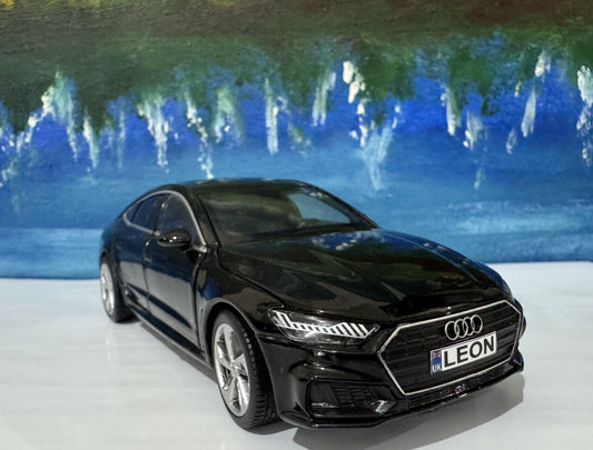 Personalized Audi A7 Toy Car 1:32 | Light and Sound | Opening Doors, Hood & Trunk | Gift for Dad, mom, girl or Boy | Boxed Collectible Model