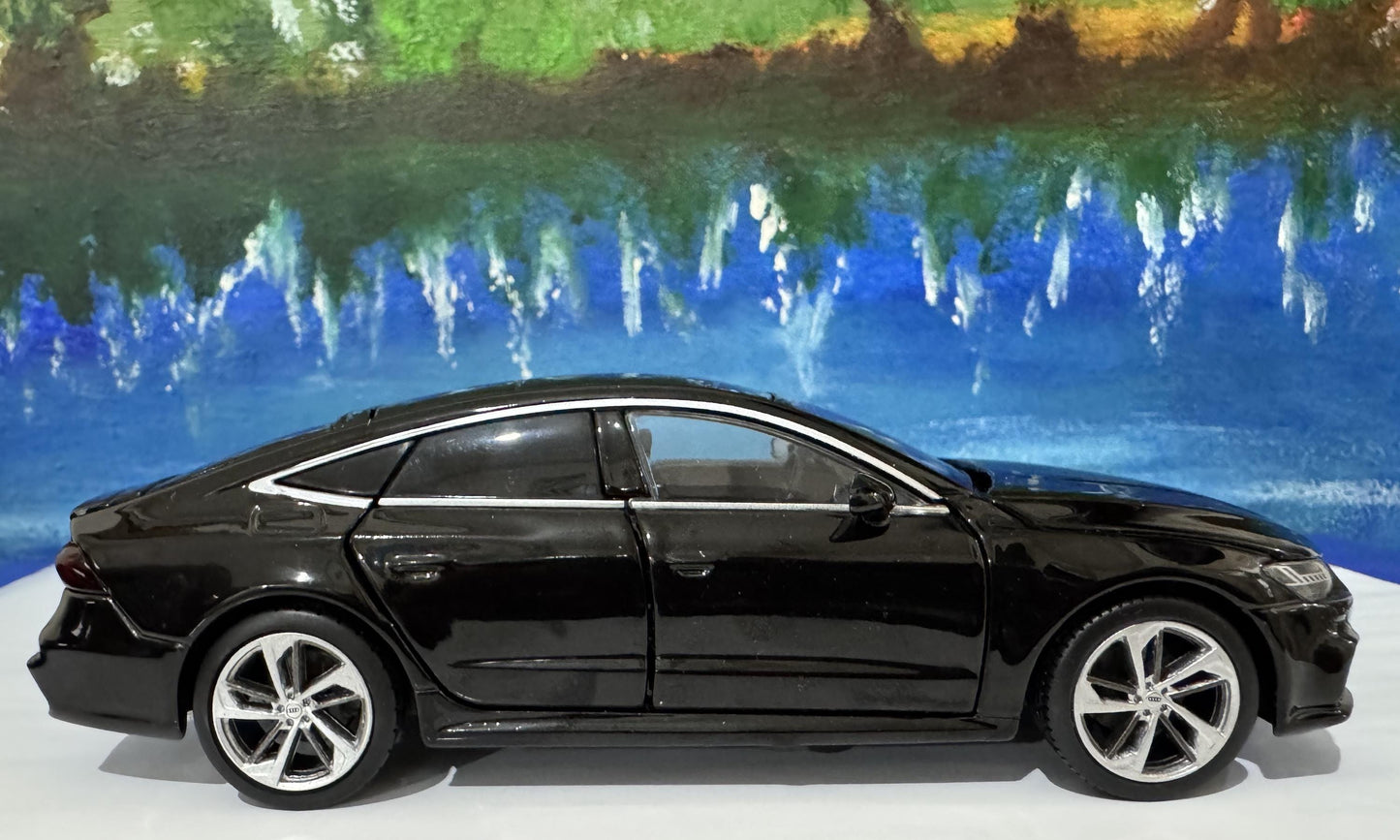 Personalized Audi A7 Toy Car 1:32 | Light and Sound | Opening Doors, Hood & Trunk | Gift for Dad, mom, girl or Boy | Boxed Collectible Model