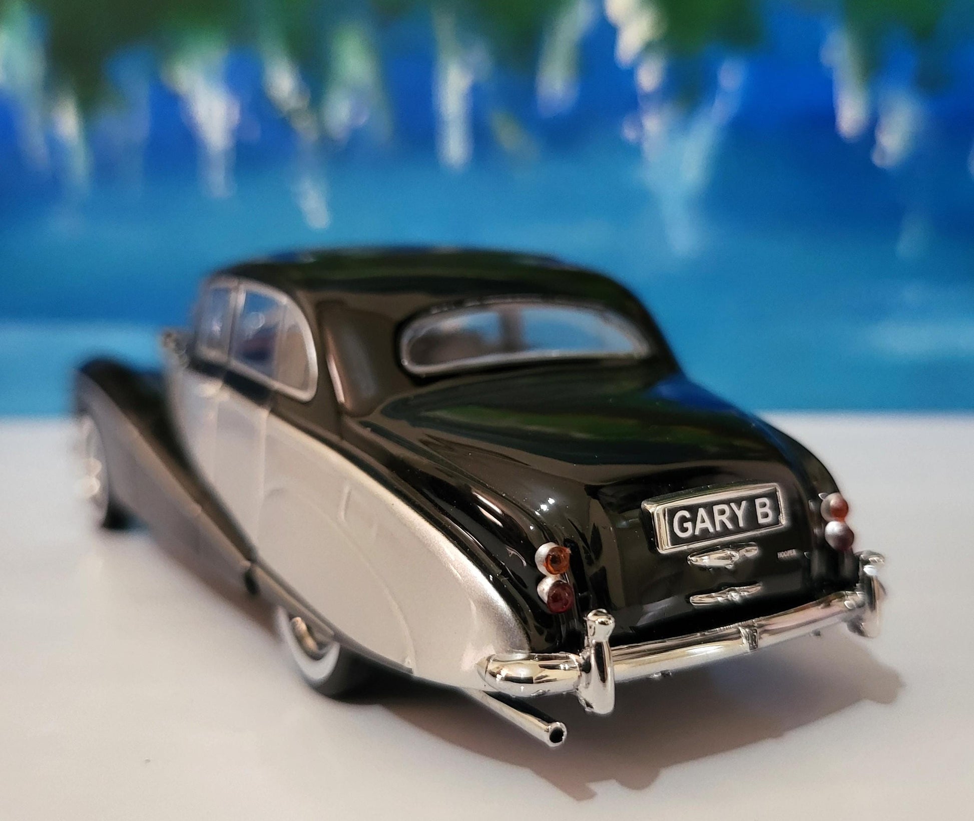 Rolls-Royce Hooper Express Black Model Car – Custom personalized Name Plate – Diecast Gift for Him or Her – Birthday or Christmas – Boxed