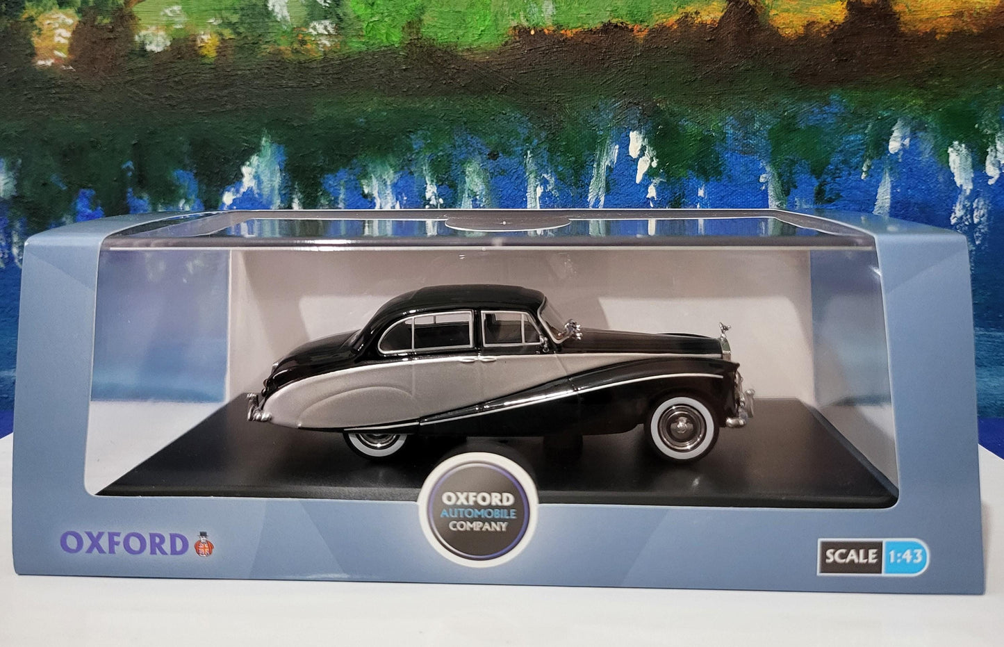 Rolls-Royce Hooper Express Black Model Car – Custom personalized Name Plate – Diecast Gift for Him or Her – Birthday or Christmas – Boxed