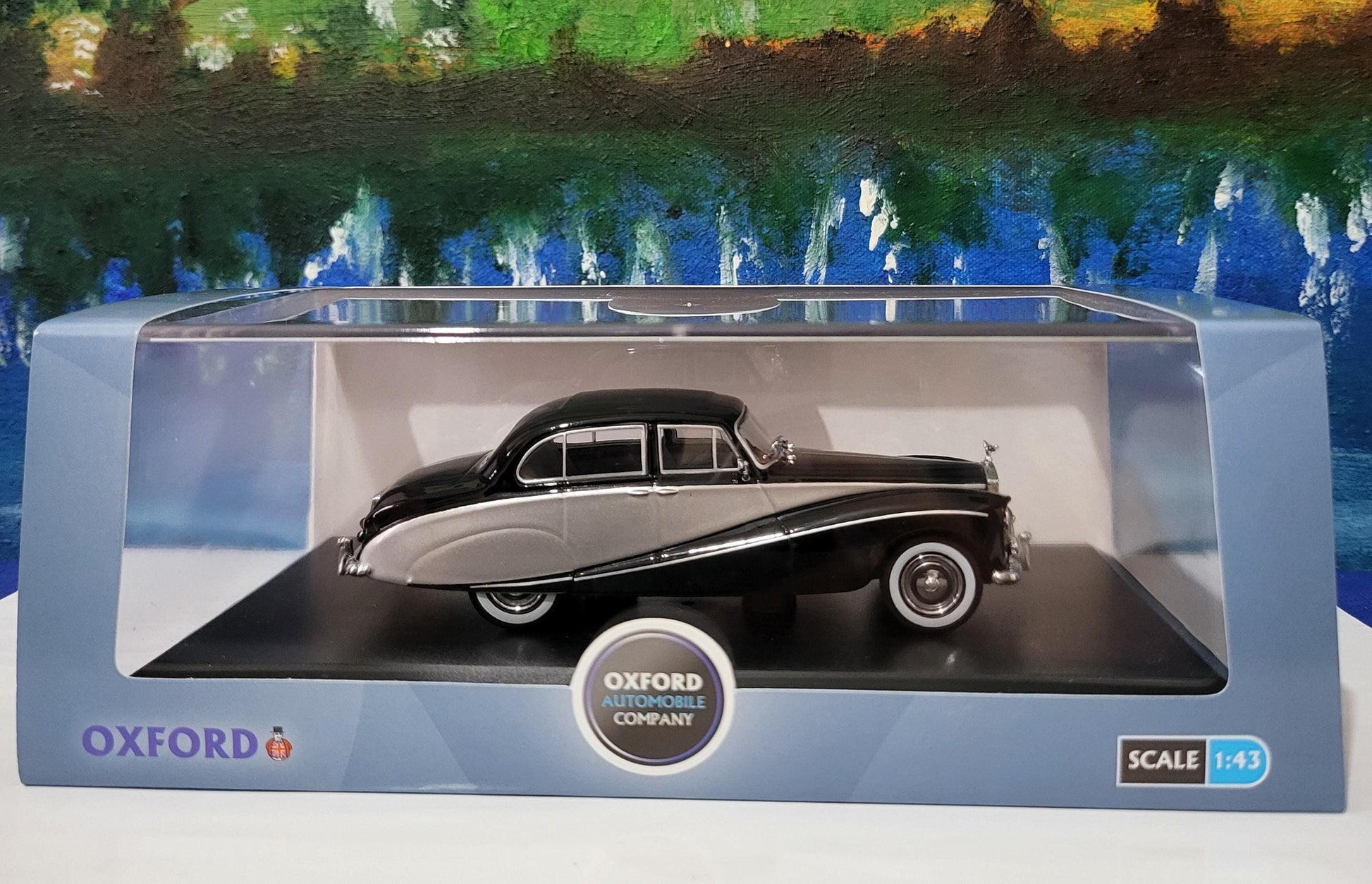 Rolls-Royce Hooper Express Black Model Car – Custom personalized Name Plate – Diecast Gift for Him or Her – Birthday or Christmas – Boxed