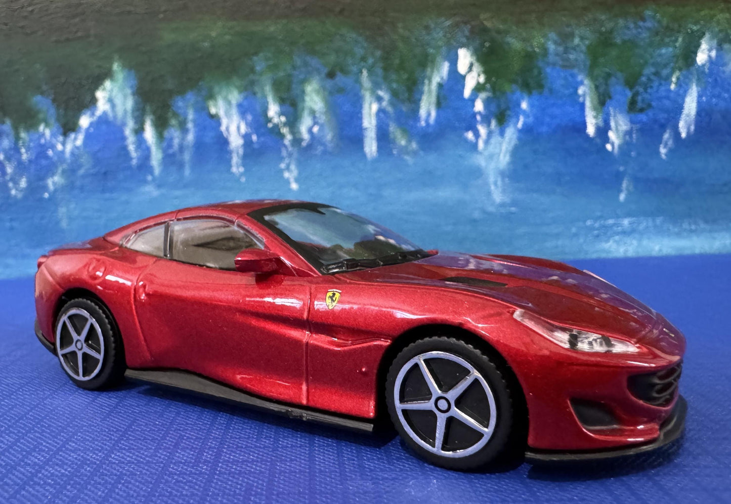 Ferrari Portofino 1:43 Diecast Model – Official Licensed Bburago, Custom Name Plate, Personalized Gift, Boxed