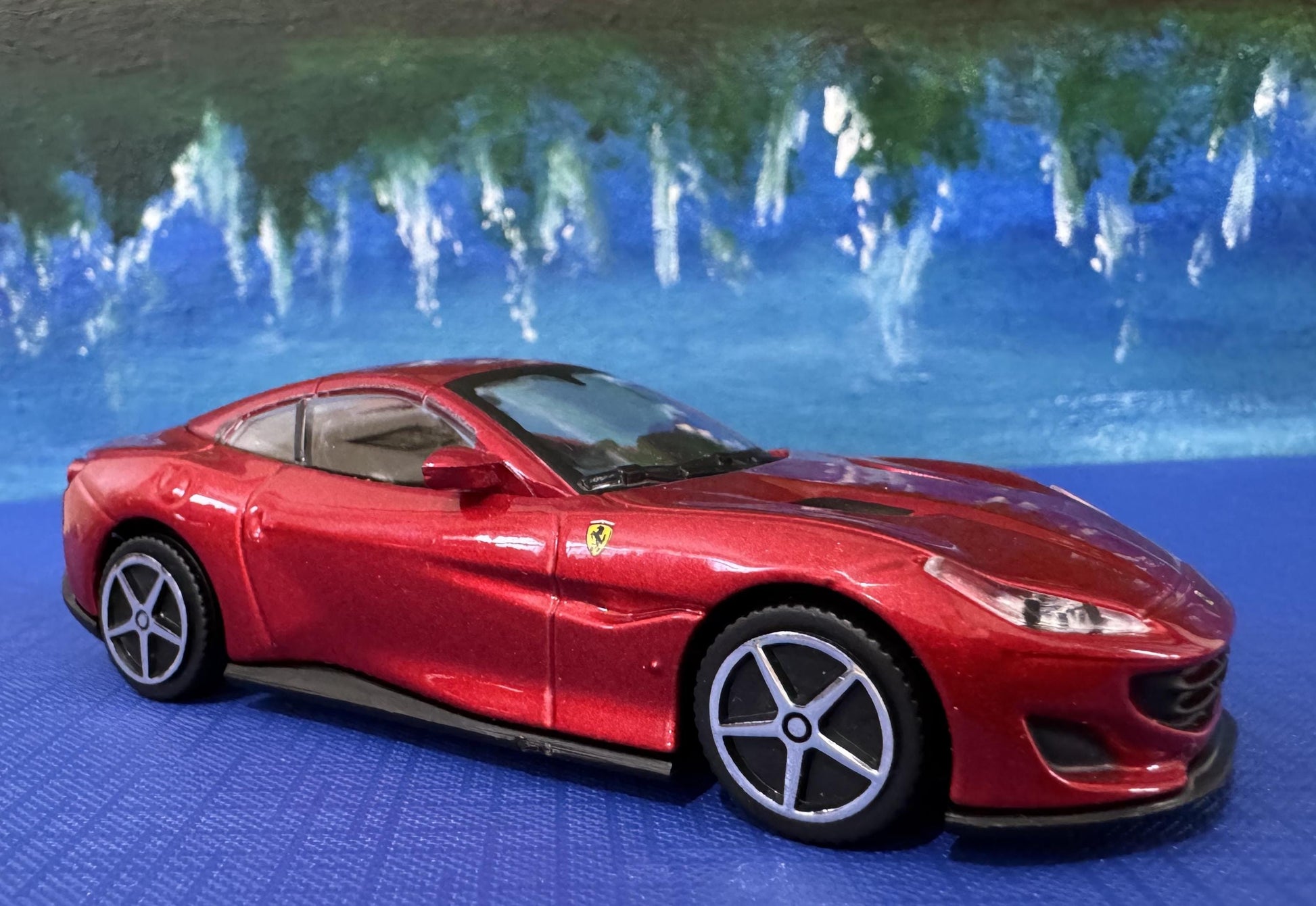 Ferrari Portofino 1:43 Diecast Model – Official Licensed Bburago, Custom Name Plate, Personalized Gift, Boxed