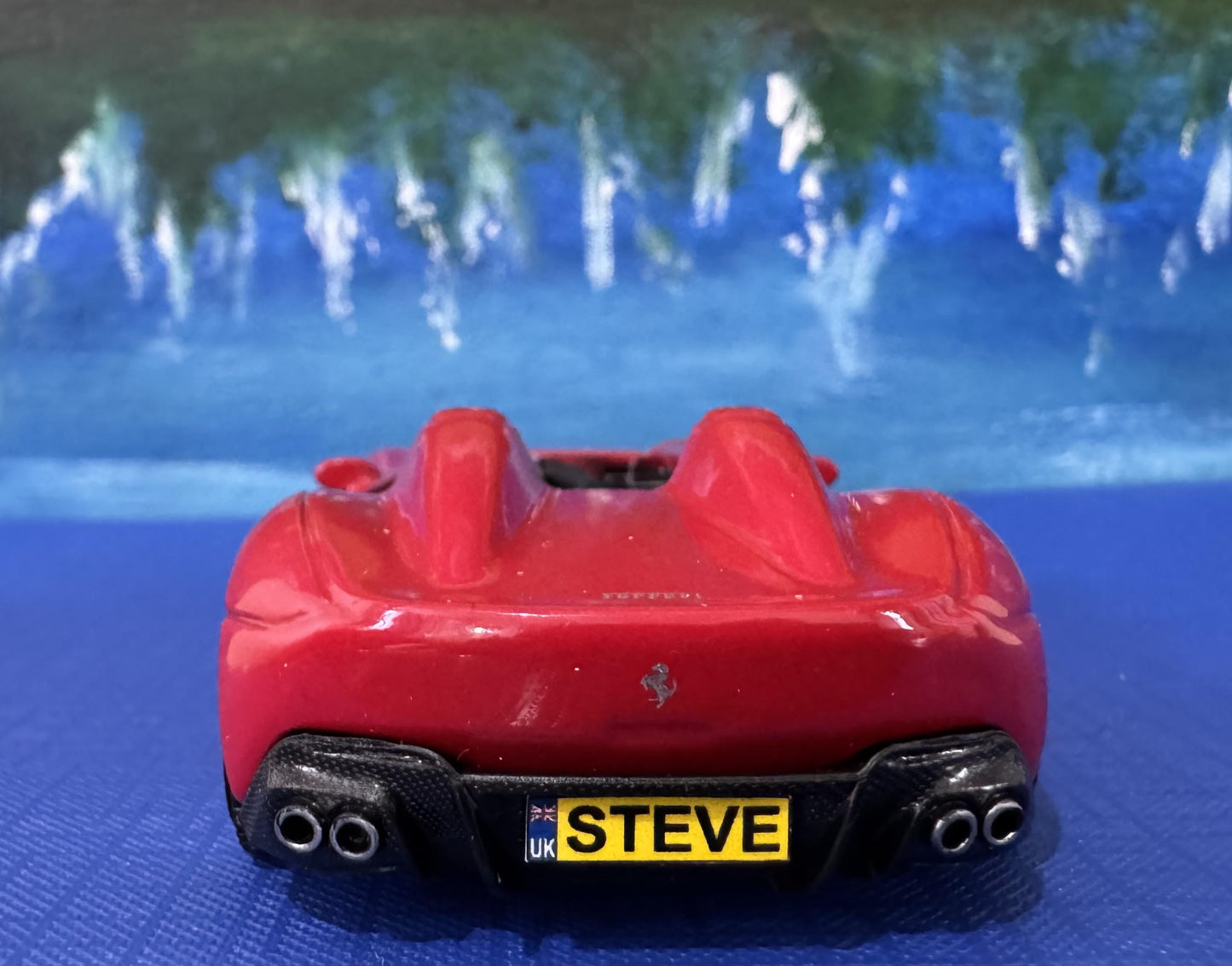 Ferrari Monza SP2 1:43 Scale Diecast Model – Official Licensed Bburago Product, Personalized Gift for Car Enthusiasts, Boxed