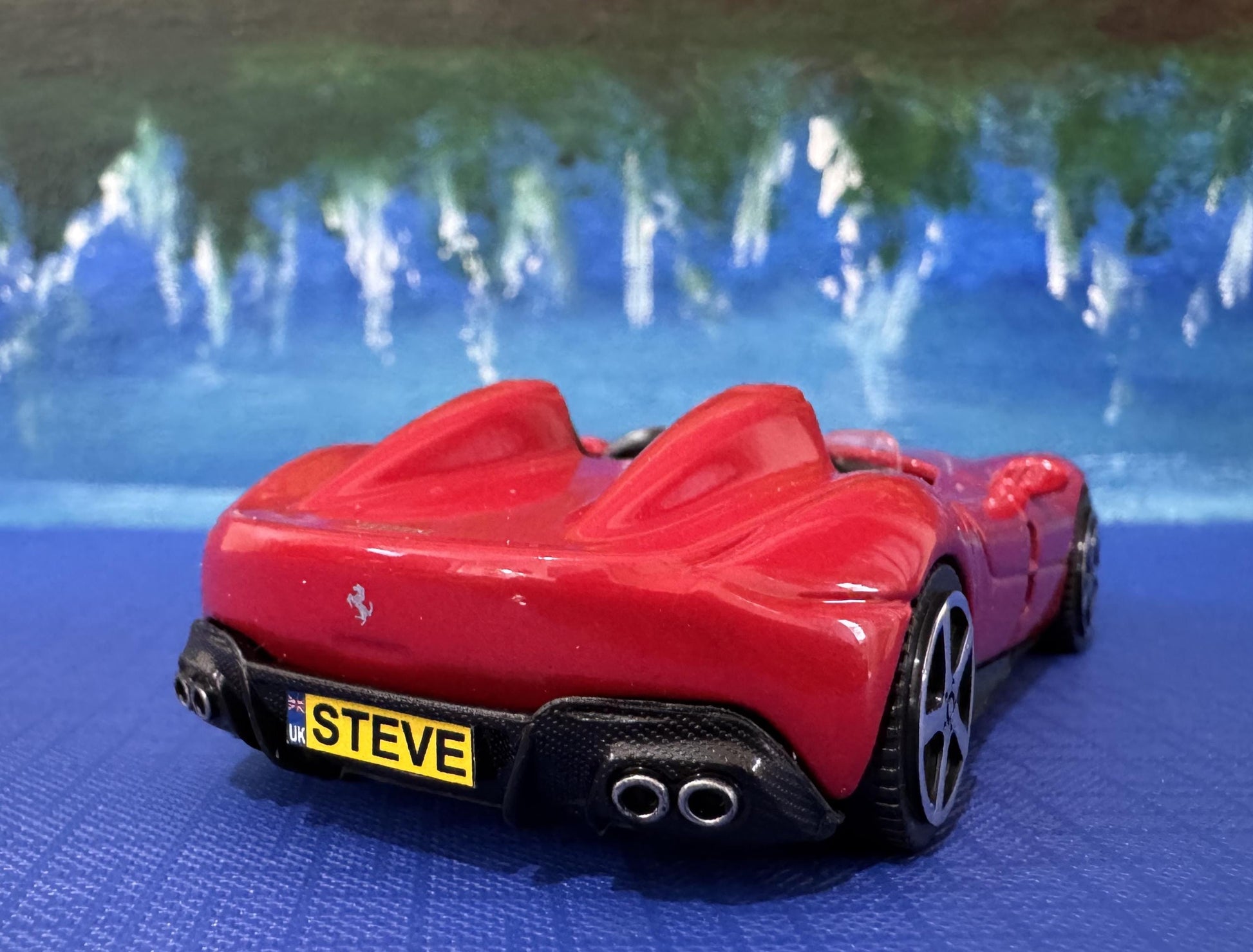 Ferrari Monza SP2 1:43 Scale Diecast Model – Official Licensed Bburago Product, Personalized Gift for Car Enthusiasts, Boxed