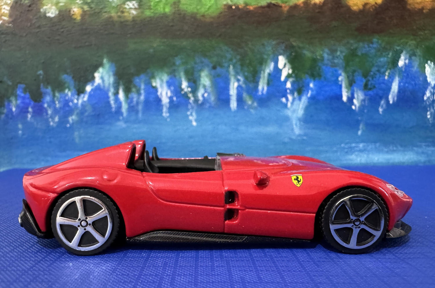 Ferrari Monza SP2 1:43 Scale Diecast Model – Official Licensed Bburago Product, Personalized Gift for Car Enthusiasts, Boxed