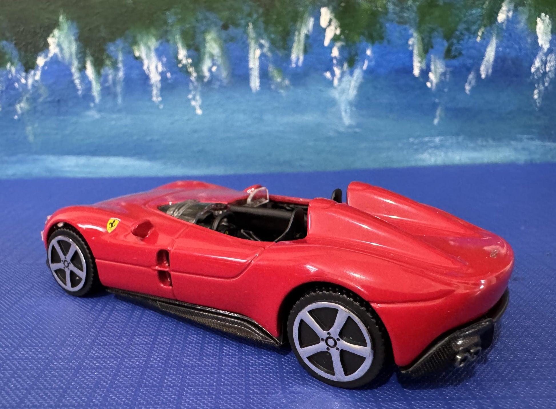 Ferrari Monza SP2 1:43 Scale Diecast Model – Official Licensed Bburago Product, Personalized Gift for Car Enthusiasts, Boxed