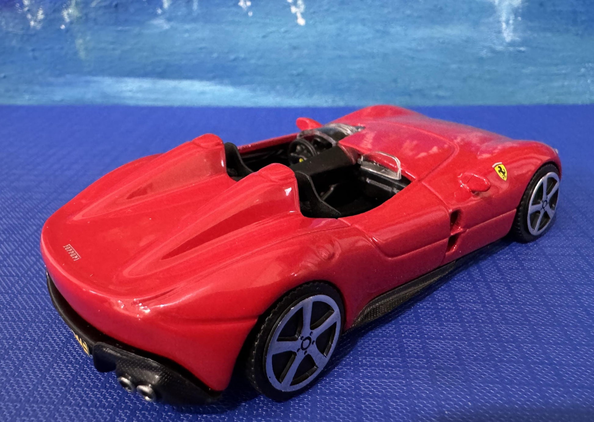 Ferrari Monza SP2 1:43 Scale Diecast Model – Official Licensed Bburago Product, Personalized Gift for Car Enthusiasts, Boxed