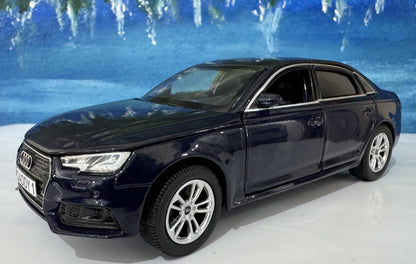 Personalized Audi A4 Toy Car 1:32, Light and Sound | Opening Doors, Hood & Trunk | Gift for Dad, mom, girl or Boy | Boxed Collectible Model
