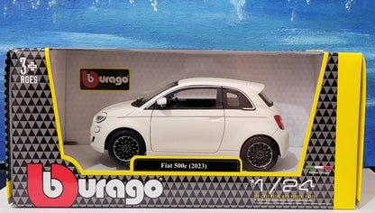 Personalised Plate FIAT 500e 1:24Scale Toy Car - Model-Gift for Boy, Girl, Dad, Mom, Uncle, Grandad - Birthday, Christmas Present-New Boxed