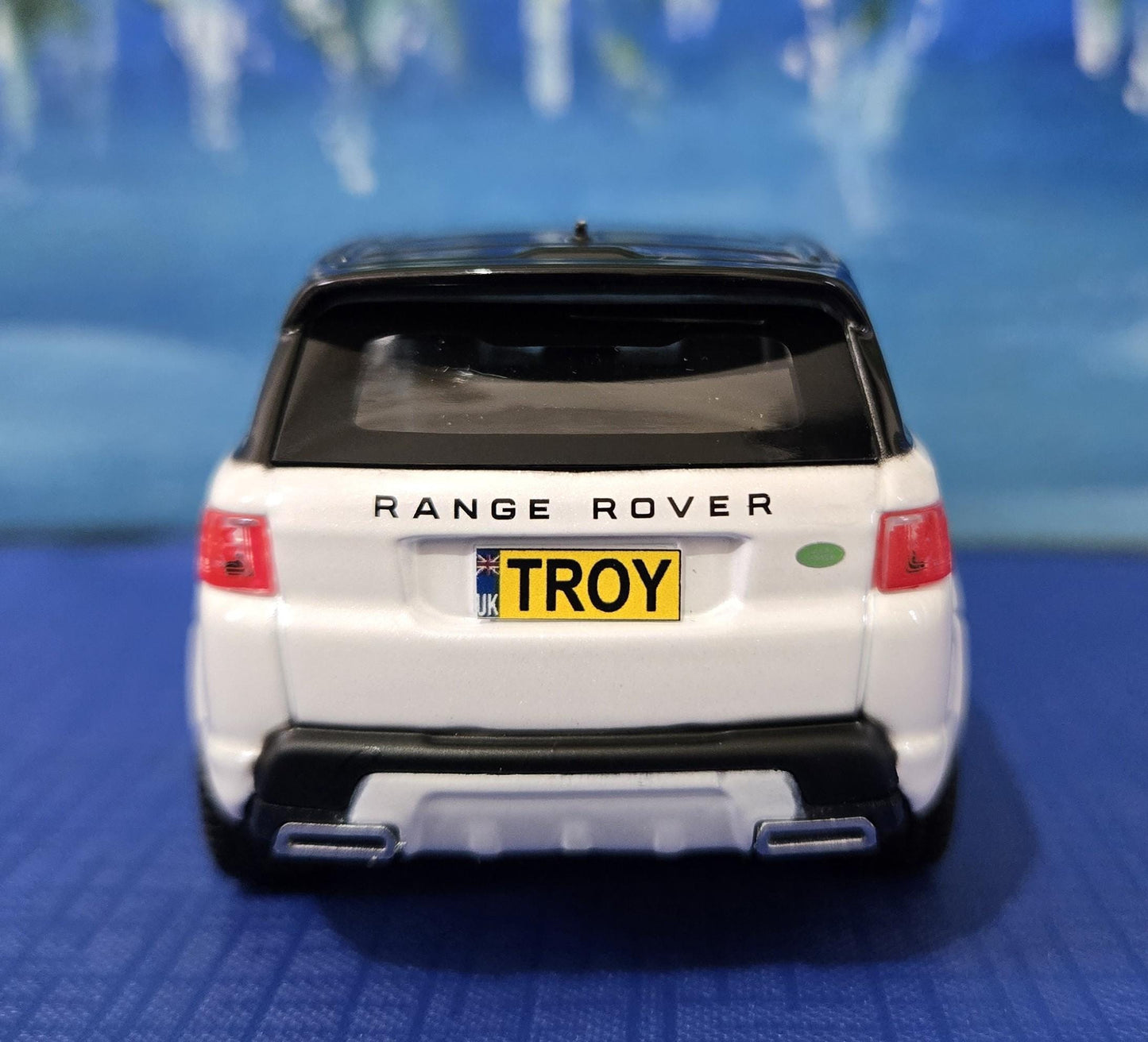 PERSONALISED PLATES 1:36 RangeRover Sport Toy Car Model boy girl dad mom uncle grandad brother birthday Christmas gift present *4 Colours*