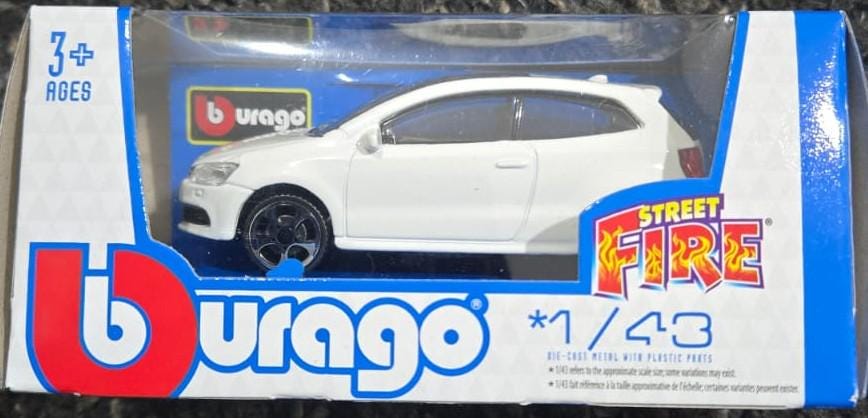 PERSONALISED PLATES name VW Polo Golf Gti Toy Car Model boy girl dad mom uncle grandad brother Birthday gift Boxed 1:43 scale ** 4 colour **