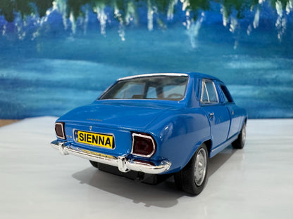 Personalized Name Plate 1975 Peugeot 504 Diecast Car | Vintage Collectible Gift for Dad Mom Uncle | Custom Classic Car Model Boxed
