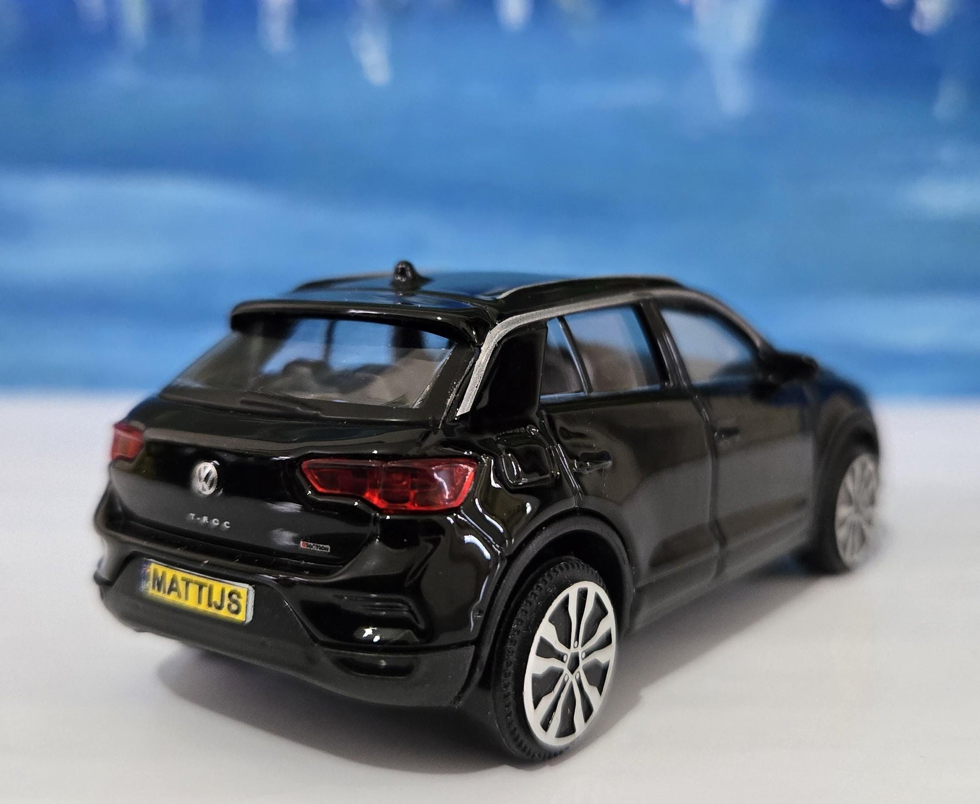 Personalized VW T-Roc Toy Car 1:43 Scale - Custom Name Plate - Kids Birthday Gift - Dad Mom Uncle Father Mother Gift - Boxed Collectible