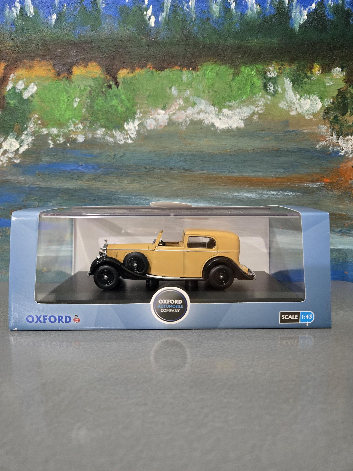 Personalized Rolls Royce Phantom 3 SdV HJ Mulliner Fawn Oxford Diecast Model – Custom Name Gift for Dad, Mom, Husband, Wife, Sister, Grandad