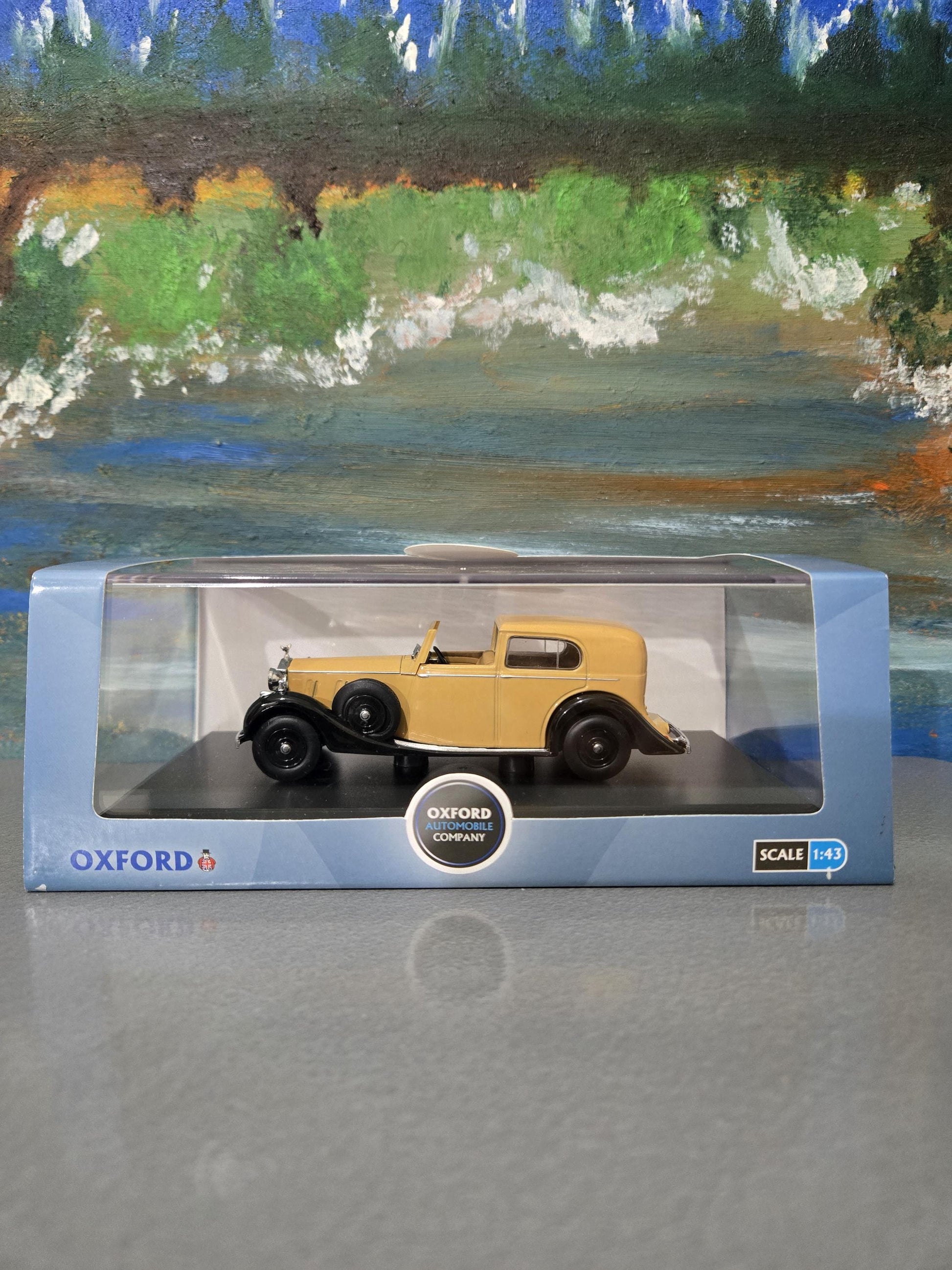 Personalized Rolls Royce Phantom 3 SdV HJ Mulliner Fawn Oxford Diecast Model – Custom Name Gift for Dad, Mom, Husband, Wife, Sister, Grandad