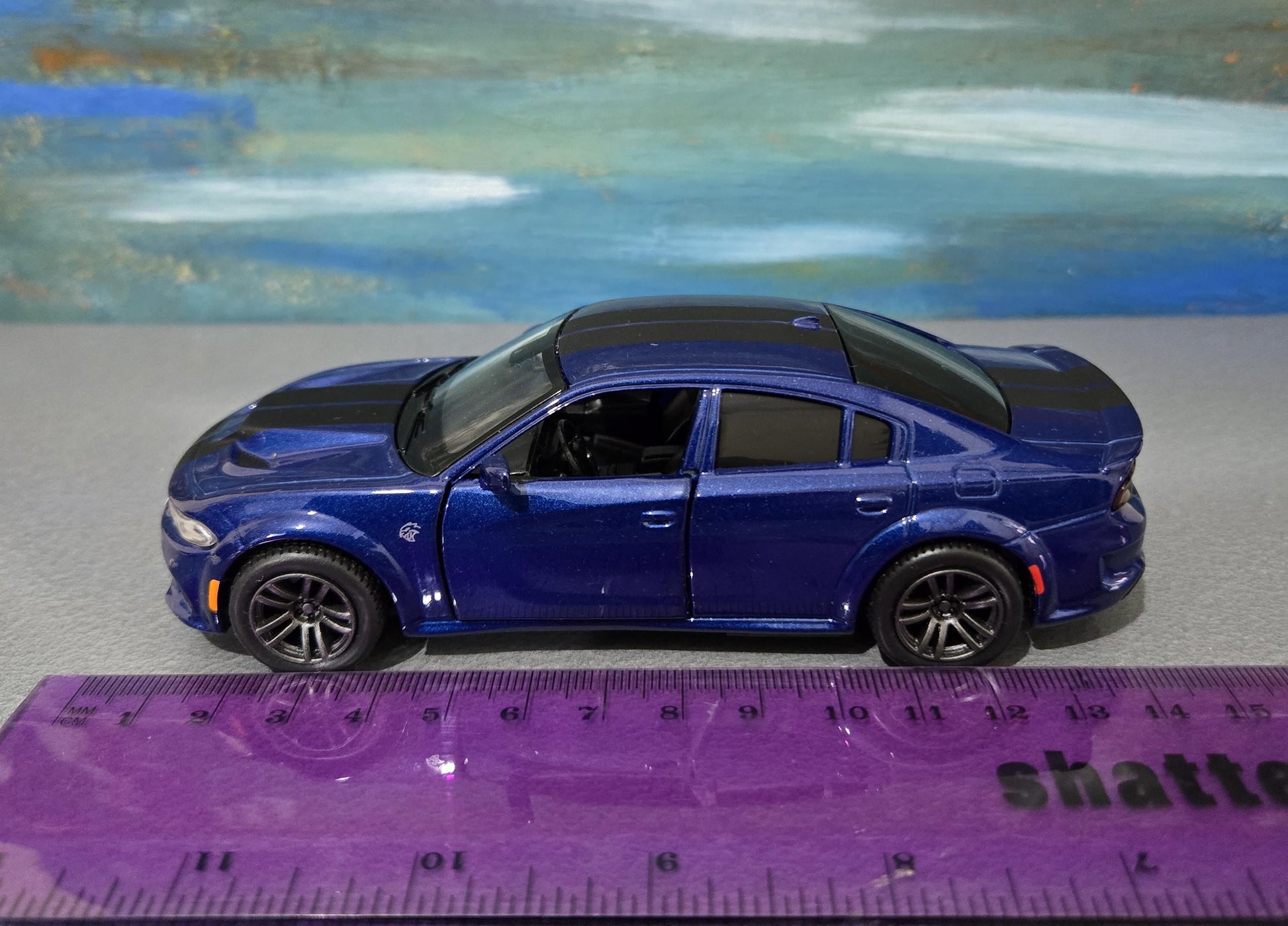 Personalised Dodge Charger SRT 1:36 Scale Model with Custom Name Plate – Diecast Car Gift for Car Lovers – Unique Present for Him, Her, Dad