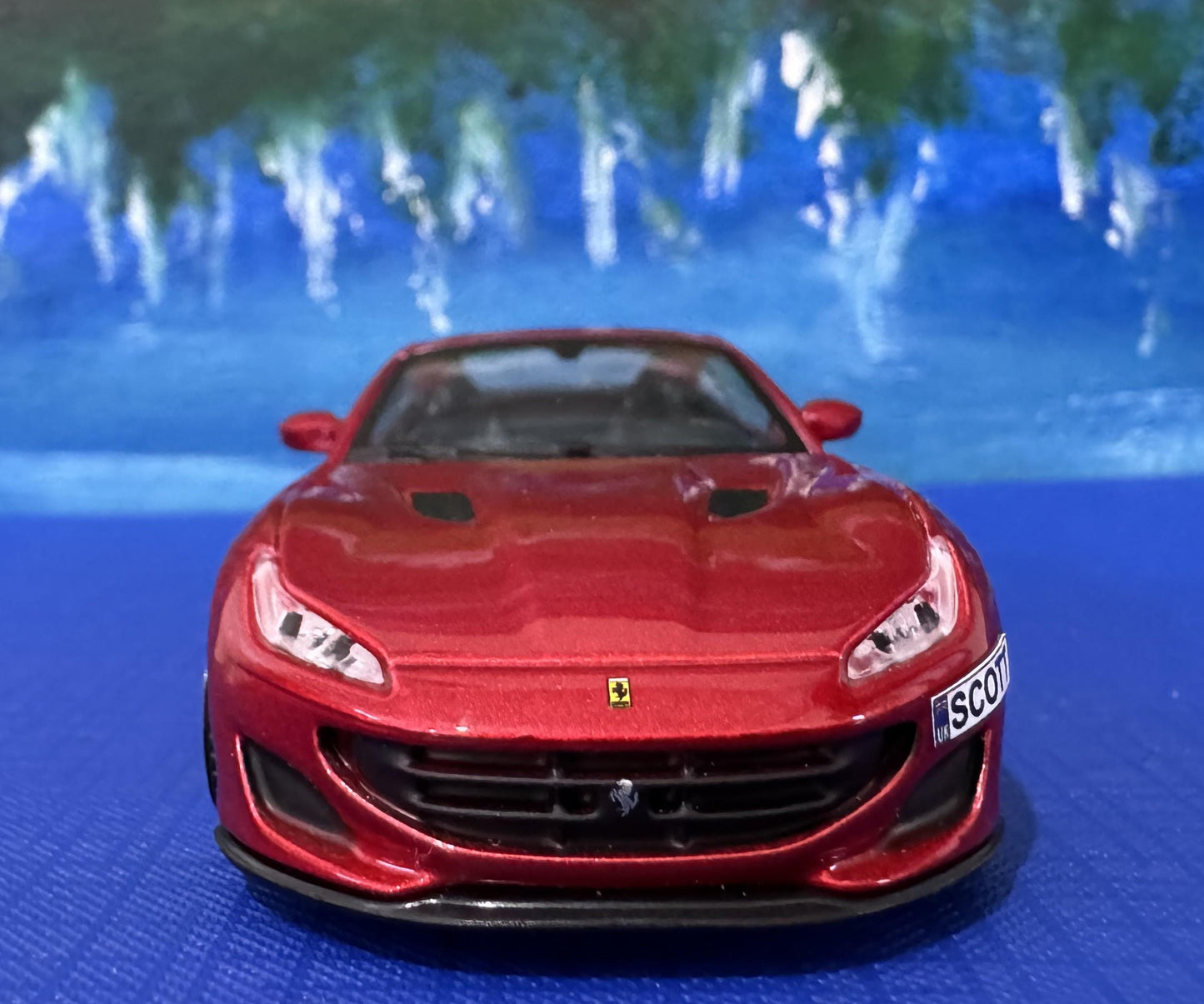 Ferrari Portofino 1:43 Diecast Model – Official Licensed Bburago, Custom Name Plate, Personalized Gift, Boxed
