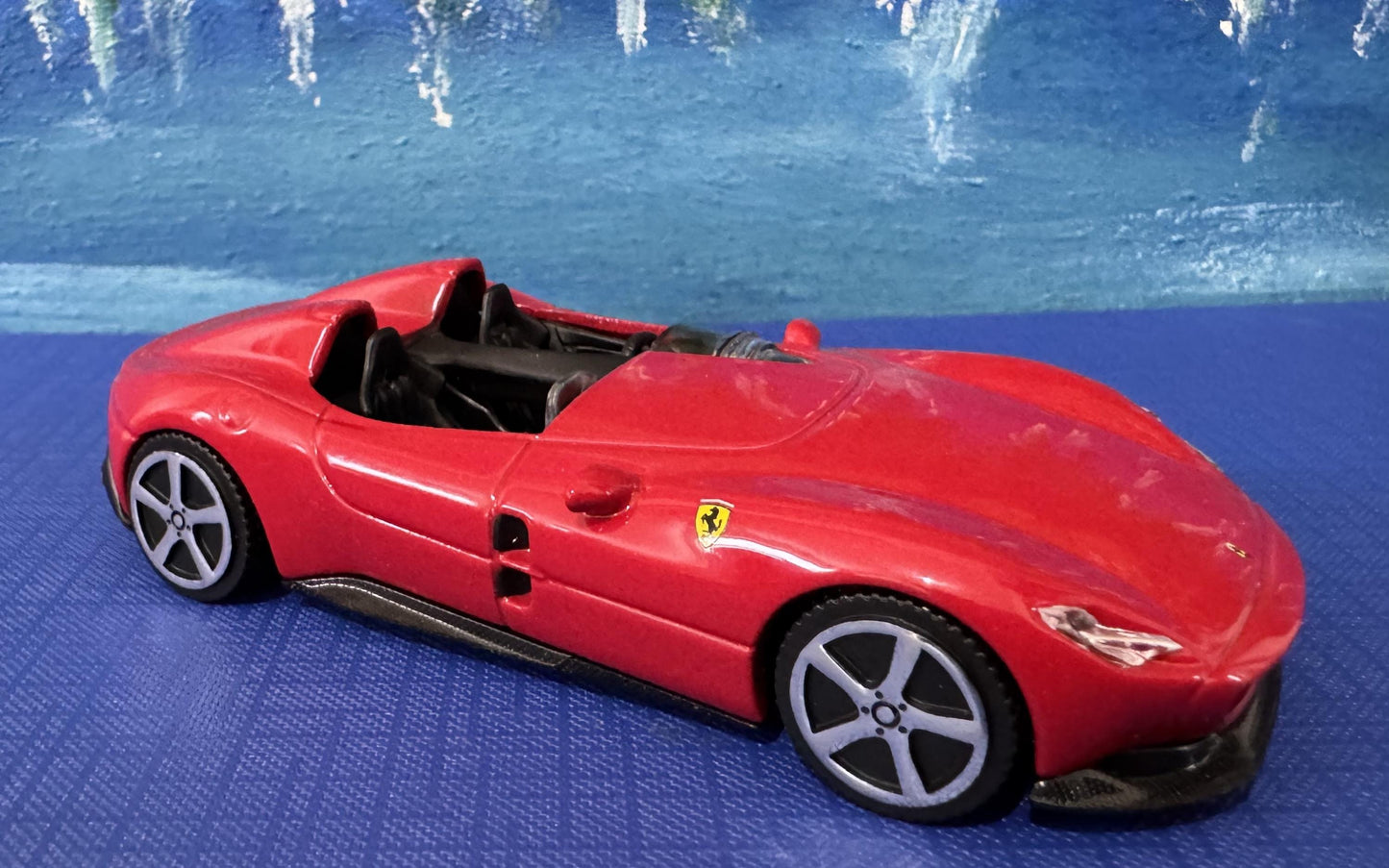 Ferrari Monza SP2 1:43 Scale Diecast Model – Official Licensed Bburago Product, Personalized Gift for Car Enthusiasts, Boxed