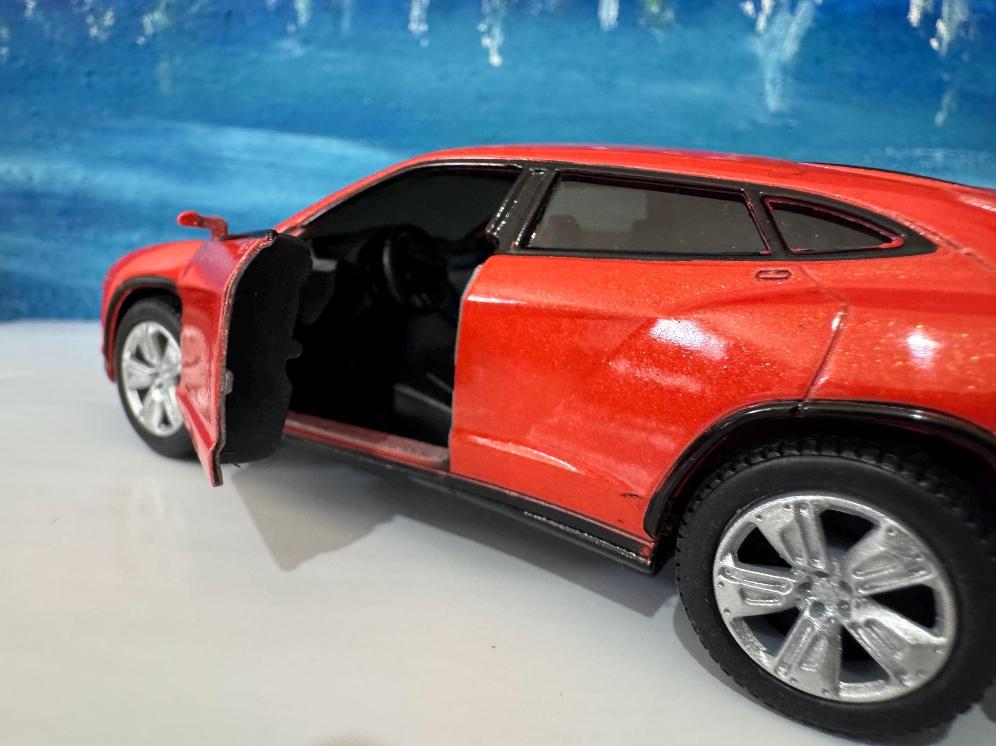ORANGE Lamborghini Urus Personal Plate 1:36 Scale Model Car – Gift for Dad, Mom, Sister – Birthday Anniversary – Gift Sleeve Included