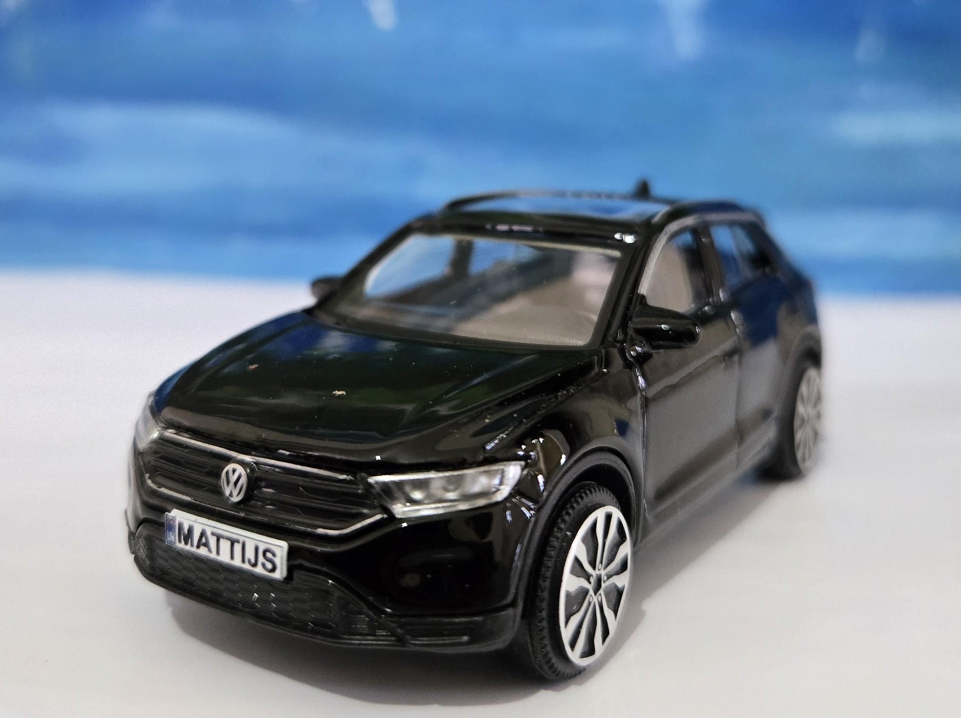 Personalized VW T-Roc Toy Car 1:43 Scale - Custom Name Plate - Kids Birthday Gift - Dad Mom Uncle Father Mother Gift - Boxed Collectible