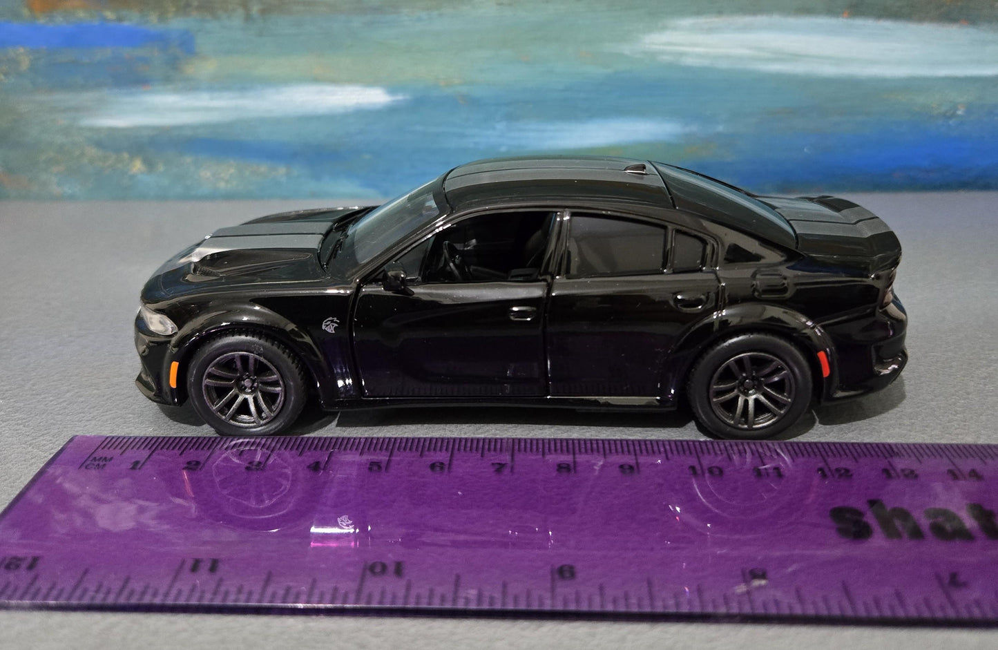 Custom Licensed Dodge Charger SRT 1:36 Scale Name Plate - Personalised Diecast Gift for Car Lovers - Lovely Present for Him her mom dad boy