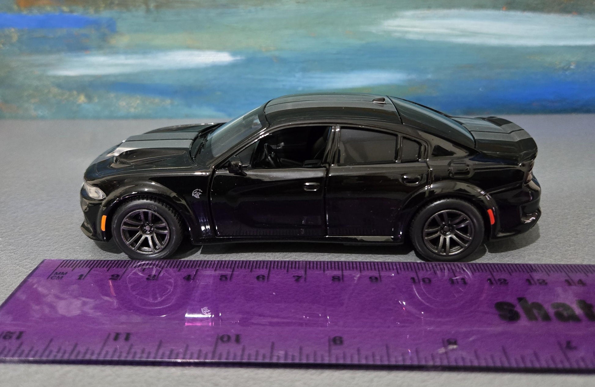Custom Licensed Dodge Charger SRT 1:36 Scale Name Plate - Personalised Diecast Gift for Car Lovers - Lovely Present for Him her mom dad boy