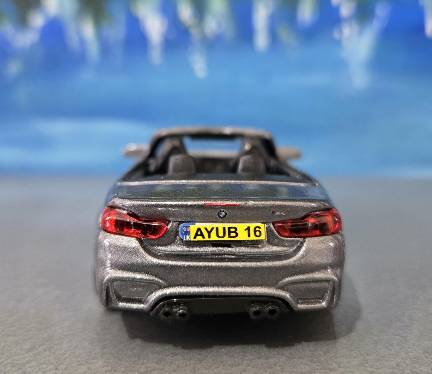 PERSONALISED PLATES Red BMW Z4 M40i Toy Car Model boy girl dad mom uncle husband wife grandad brother Easter birthday gift present Sleeves