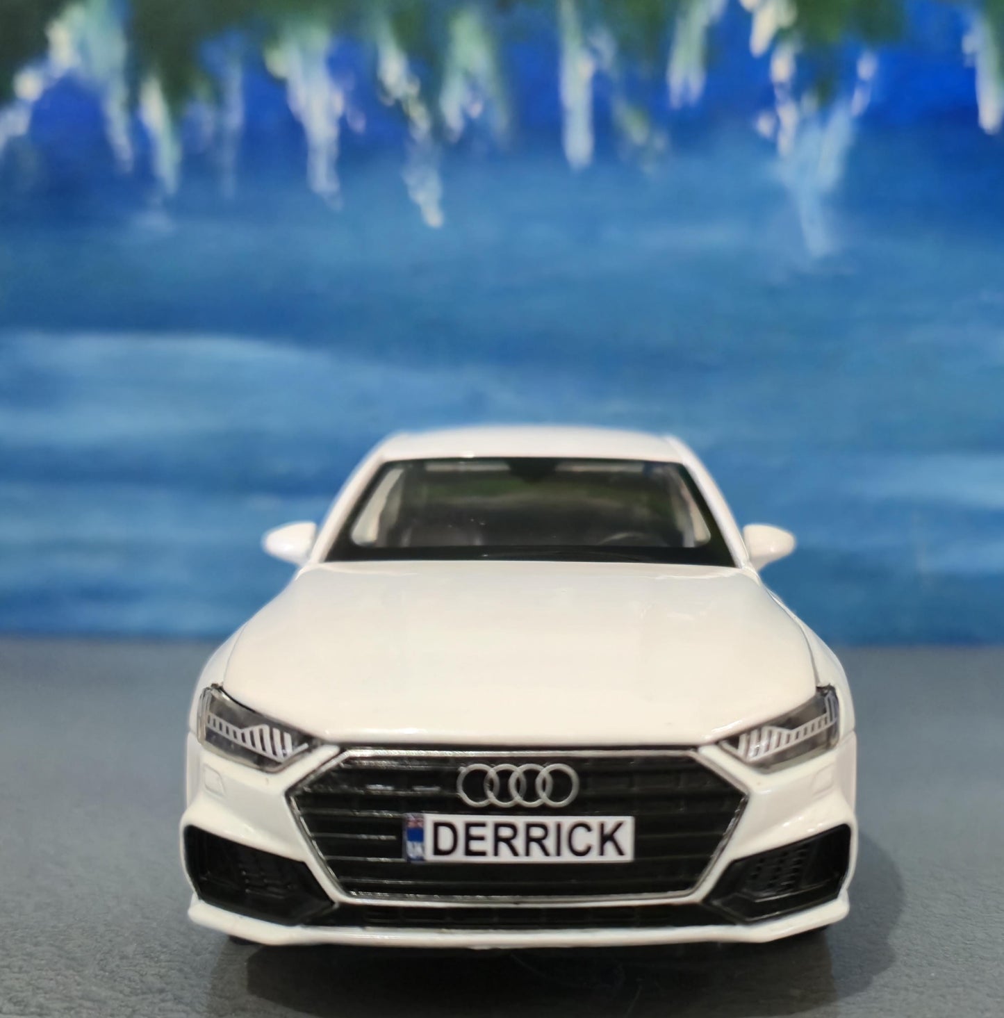 Personalized Audi A7 Toy Car 1:32 | Light and Sound | Opening Doors, Hood & Trunk | Gift for Dad, mom, girl or Boy | Boxed Collectible Model