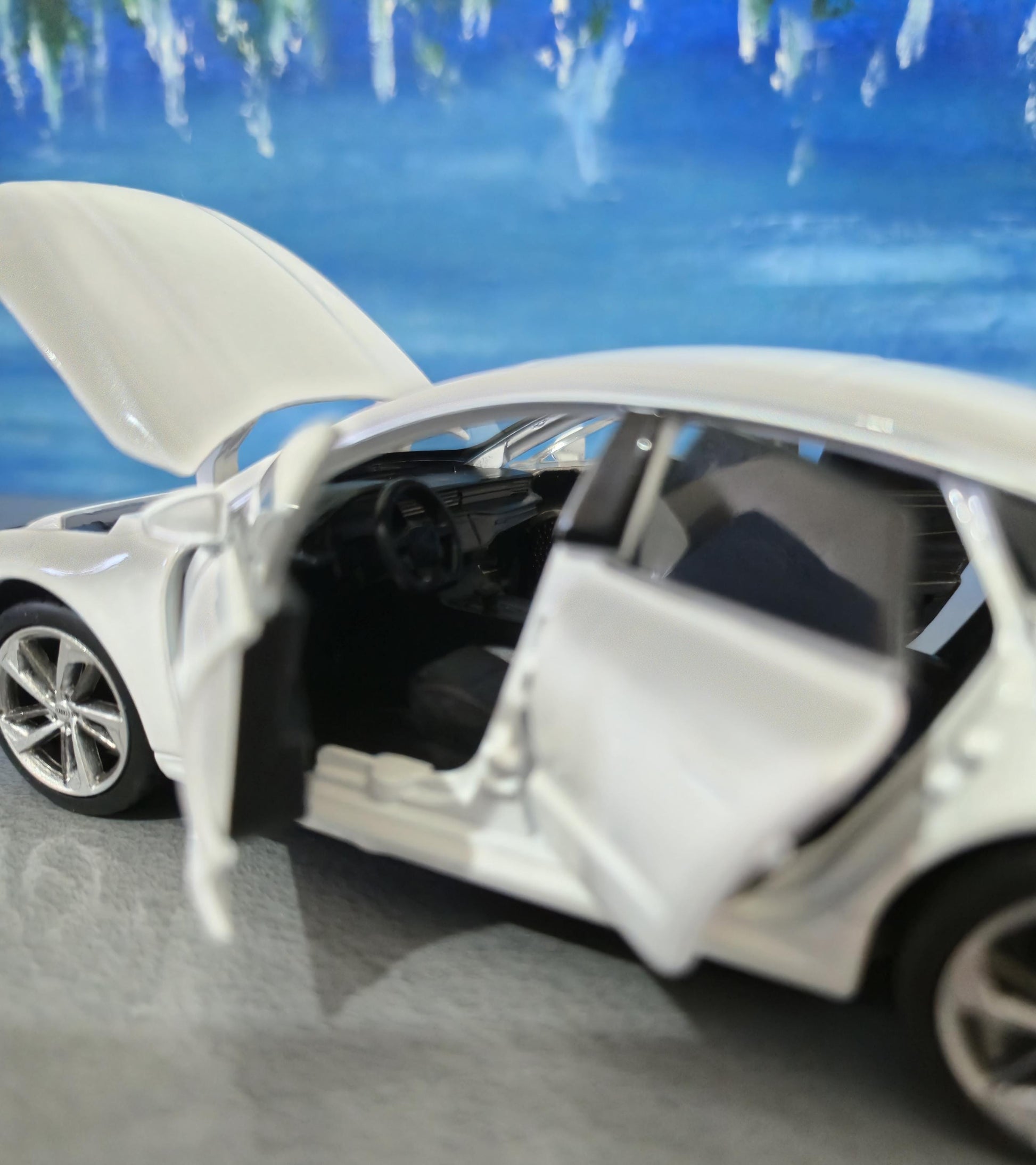 Personalized Audi A7 Toy Car 1:32 | Light and Sound | Opening Doors, Hood & Trunk | Gift for Dad, mom, girl or Boy | Boxed Collectible Model