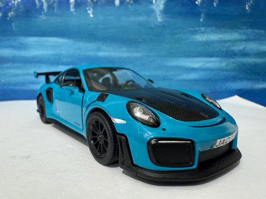 Personalized Porsche GT2 RS Model Car: Custom Number Plate, Collector's Edition