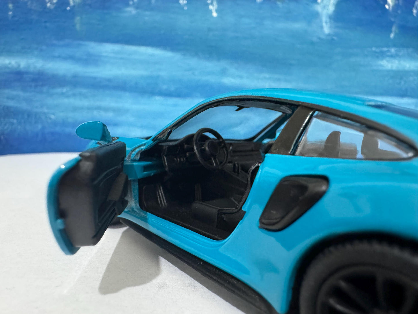 Personalized Porsche GT2 RS Model Car: Custom Number Plate, Collector's Edition
