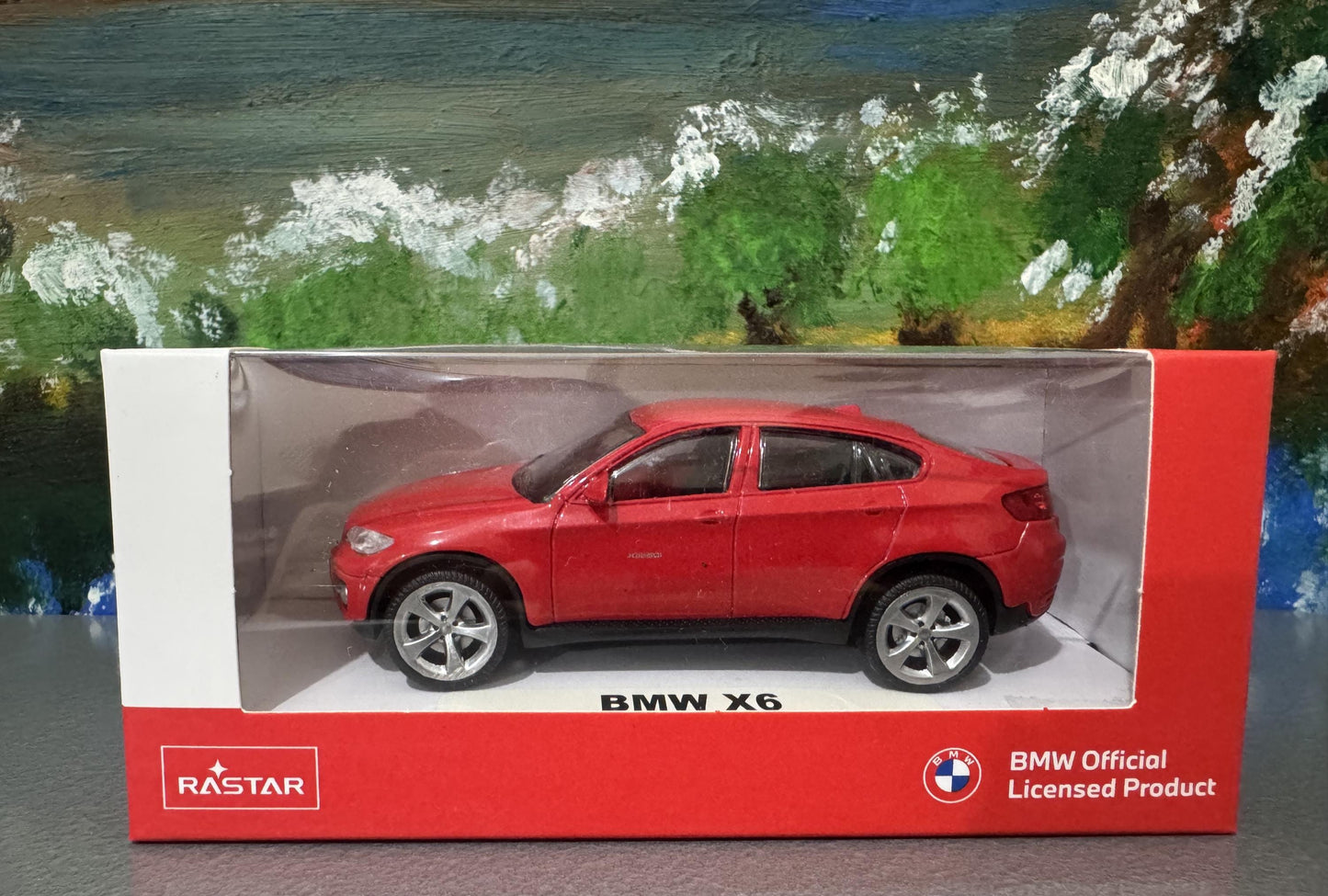 BMW X6 Diecast Model Car 1:43 Scale - Personalized License Plate